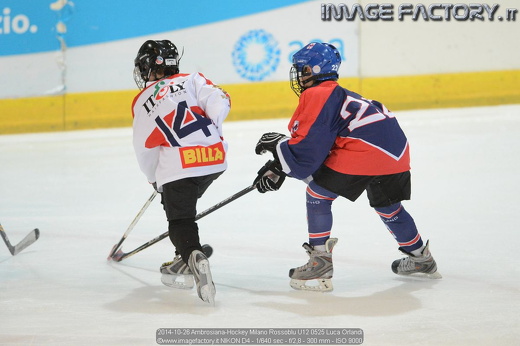 2014-10-26 Ambrosiana-Hockey Milano Rossoblu U12 0525 Luca Orlandi